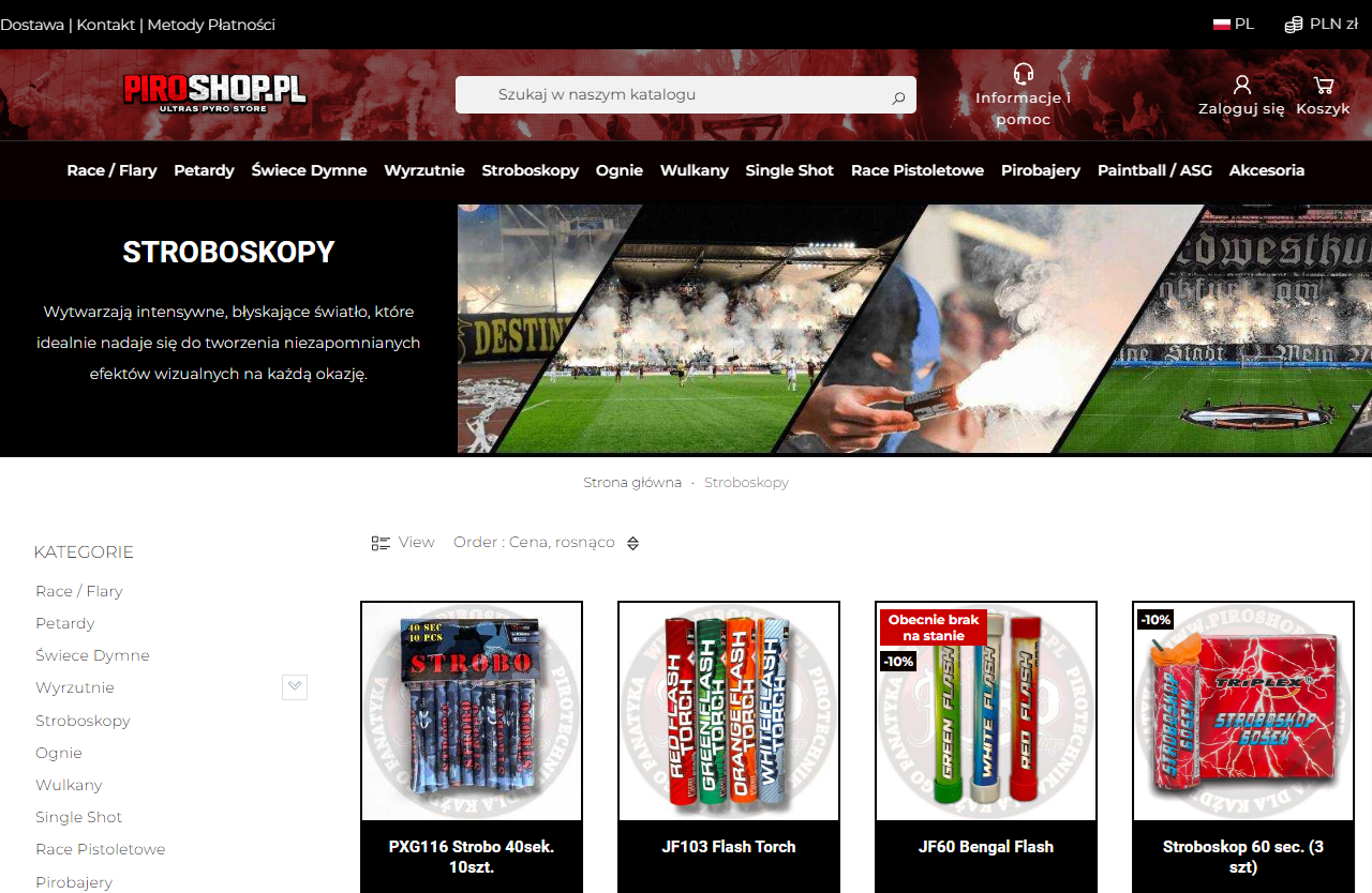 Czym różni się stroboskop od racy i flary? Porównanie efektów wizualnych