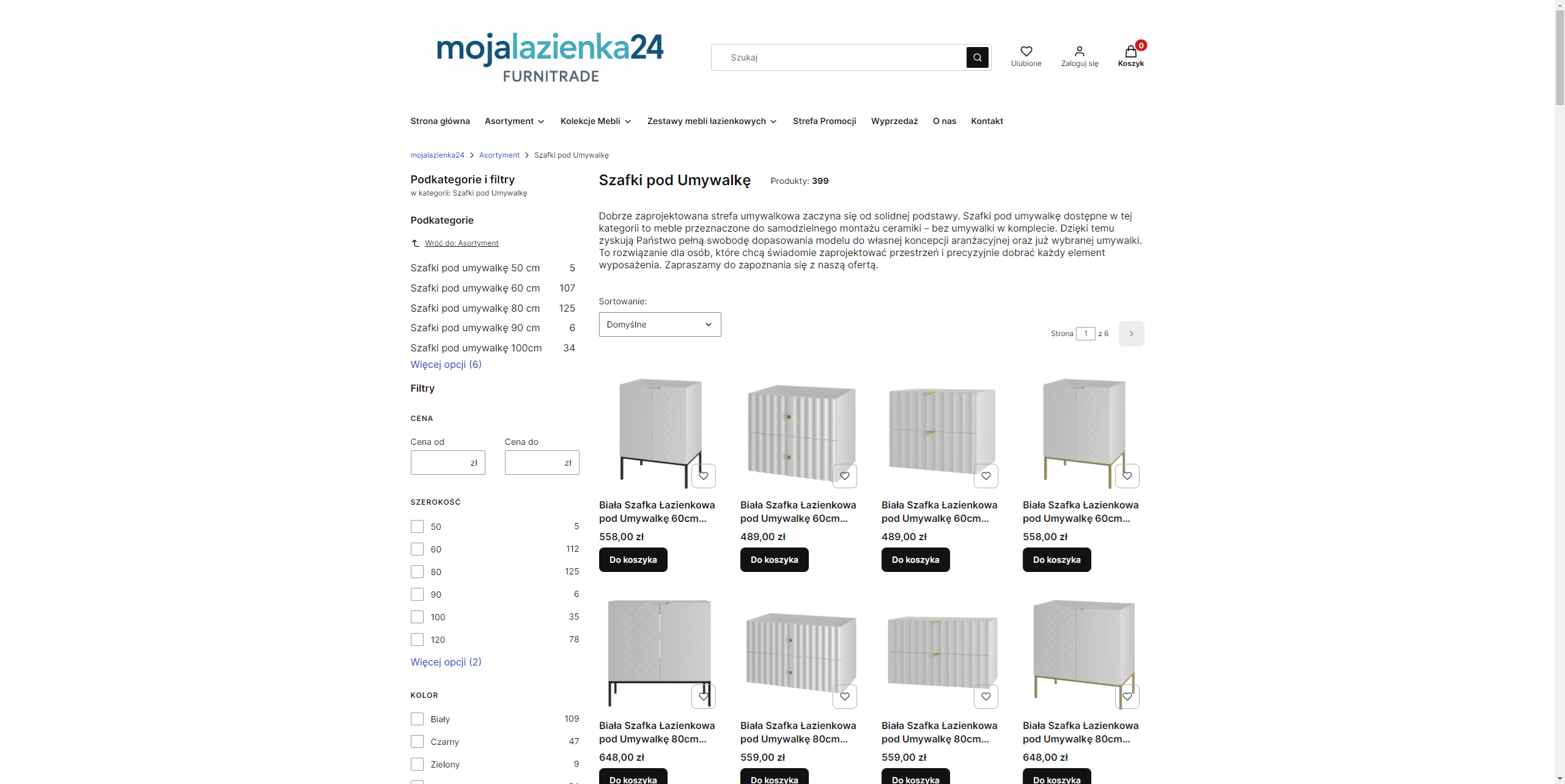 Jak dobrać szafkę pod umywalkę do wielkości łazienki i rodzaju umywalki?