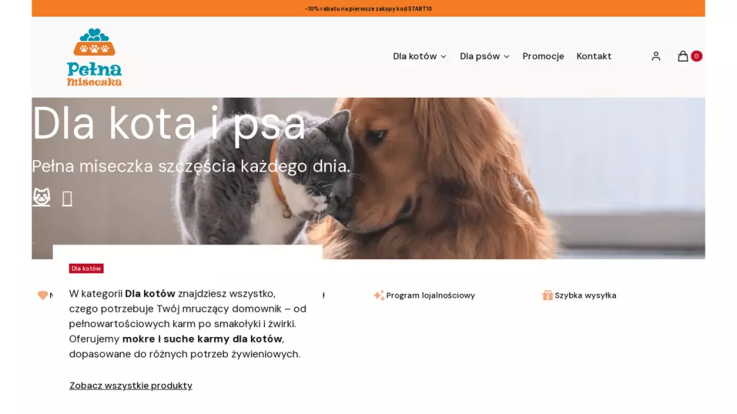 Pełna Miseczka – karma i akcesoria dla zwierząt
